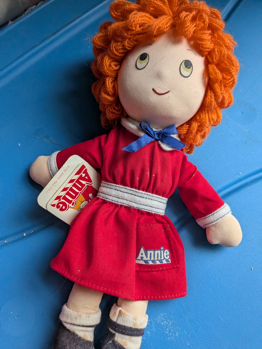 Vintage Annie Red Rag Doll